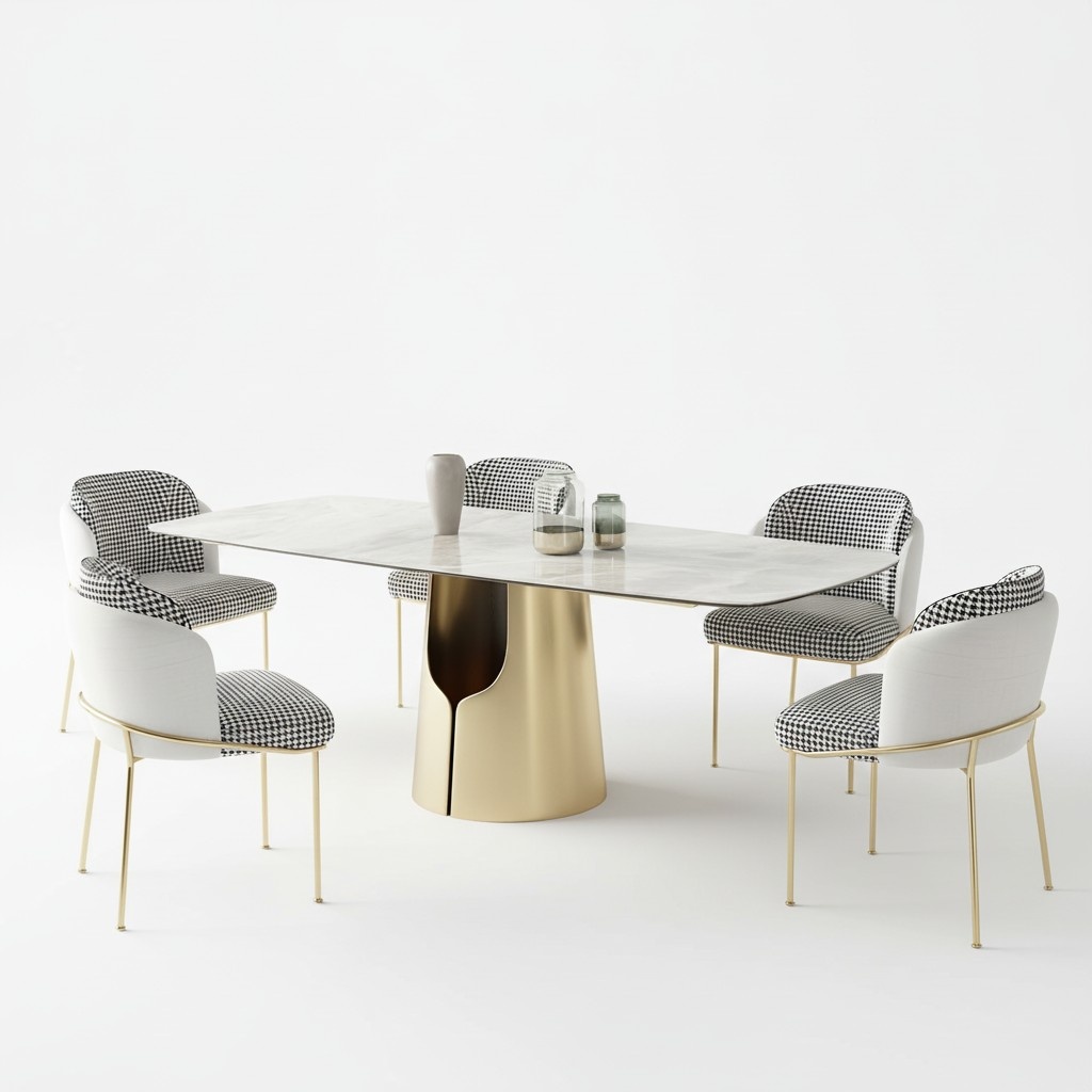 Modern Dining Table Table Wood Tables 180x90cm Dining Room Made in Italy Design New