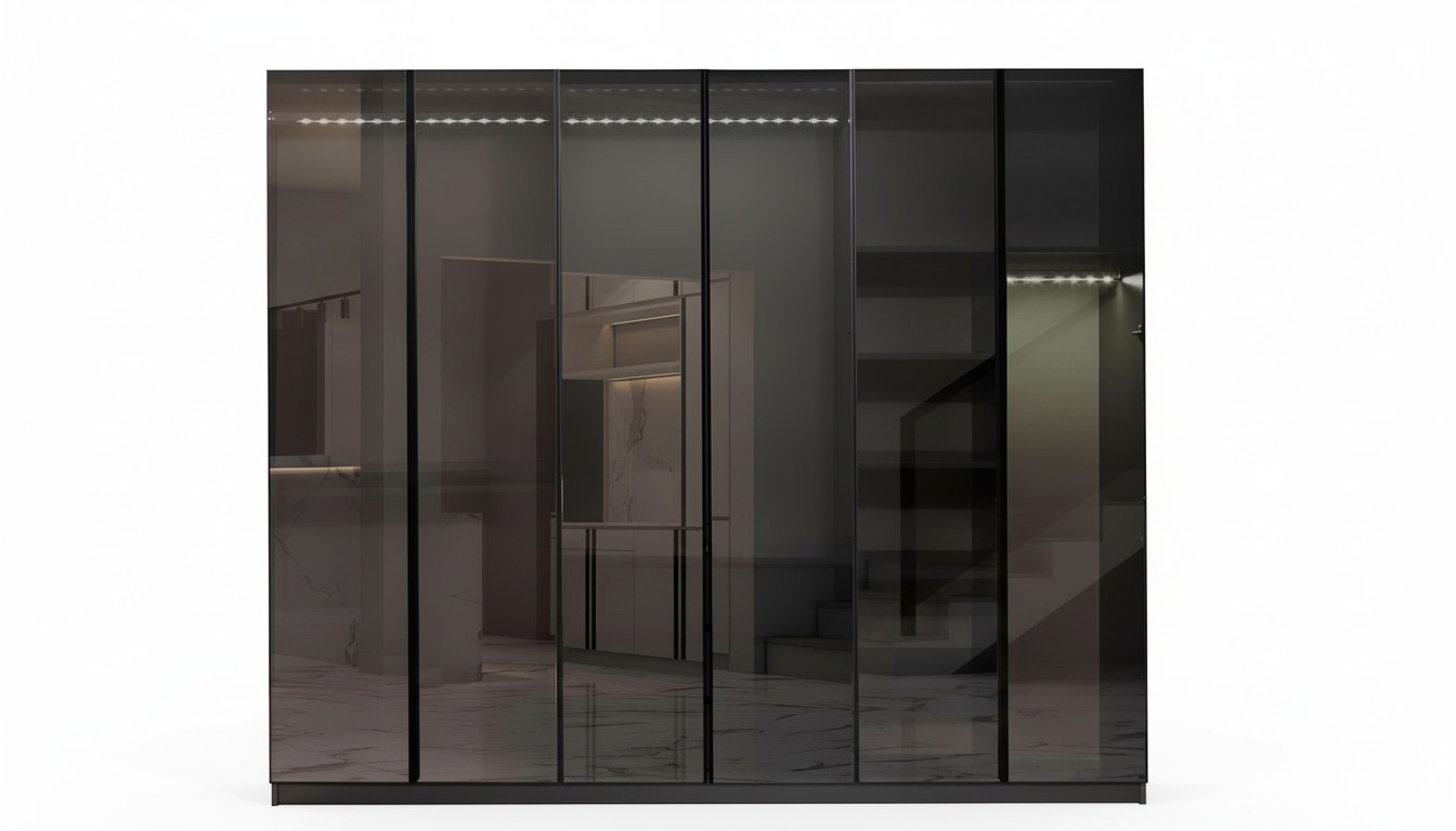 Modern grey wardrobe Bedroom wardrobes Designer furnishings