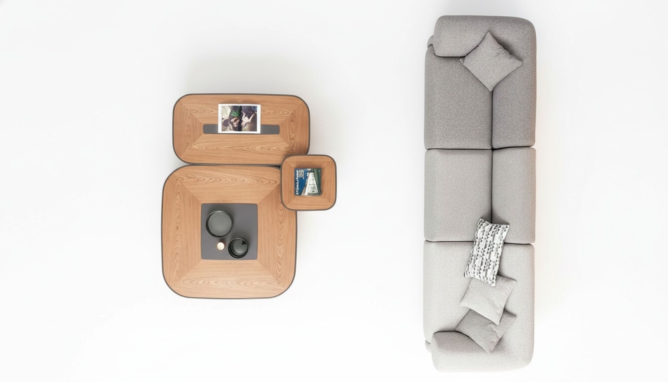 Modern Grey Five Seater Sofa Living Room Furniture Upholstered Couch Style Furniture