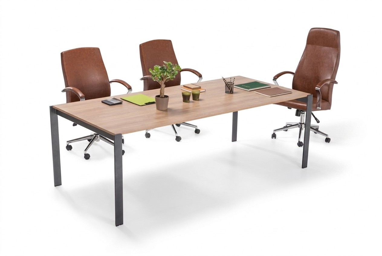 Modern large conference table wood designer office study furniture