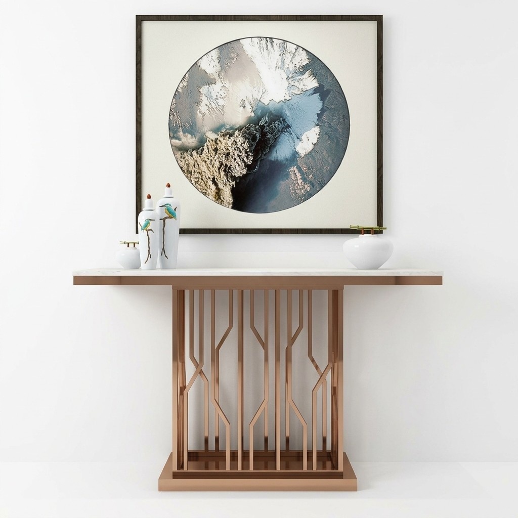 Modern Luxury Console Table Console Tables Wood Gold Side Table