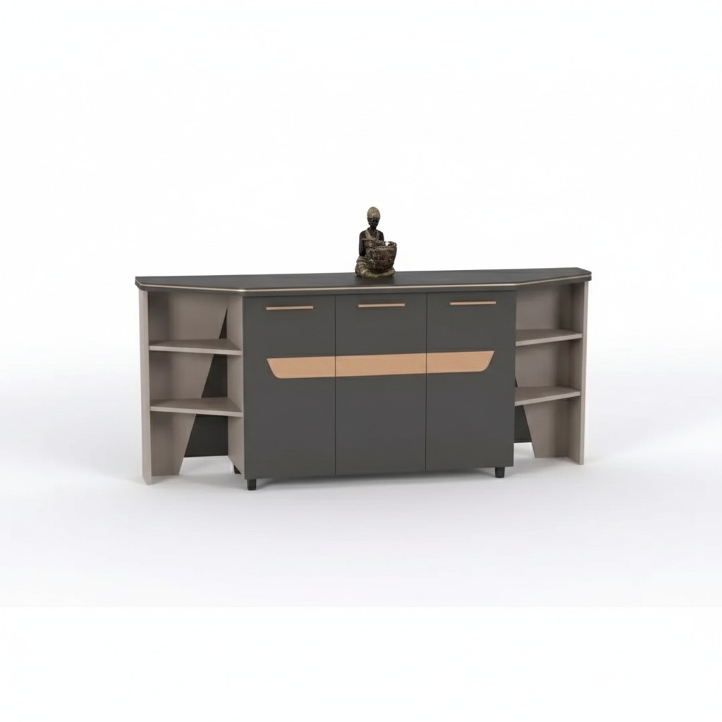 Modern Office Cabinet Study Shelves Luxury Designer New Furniture Shelf