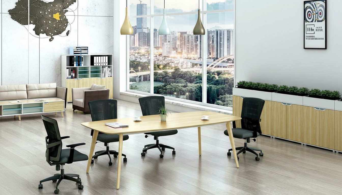 Modern office conference table tables wood design furniture meeting table new