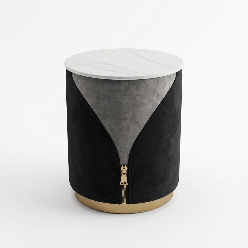 Modern side table round table living room storage table luxury furniture