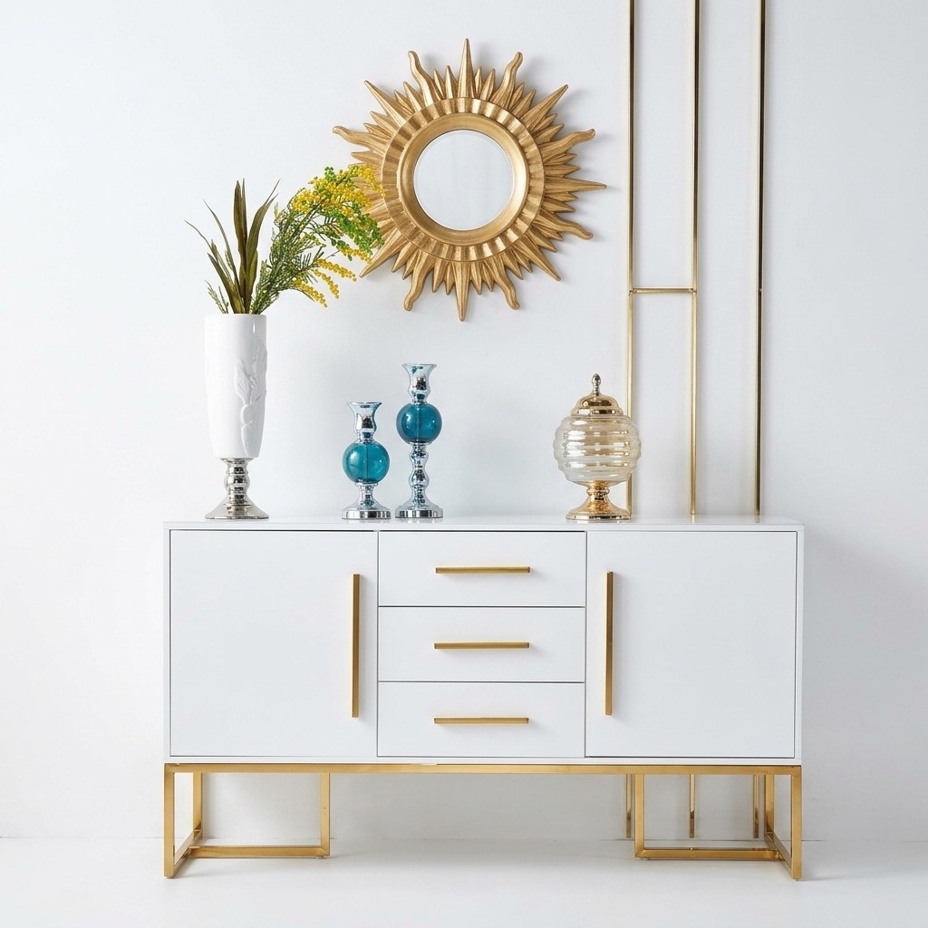 Modern sideboard chest of drawers floor cabinet sideboard