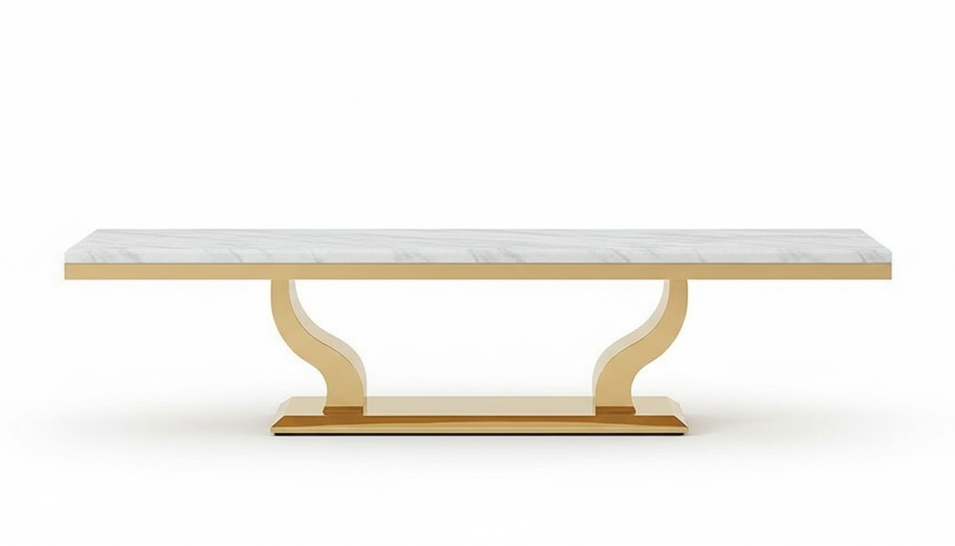 Modern Sideboard TV Shelf Stainless Steel Chest of Drawers New Console 200x40cm Living Room