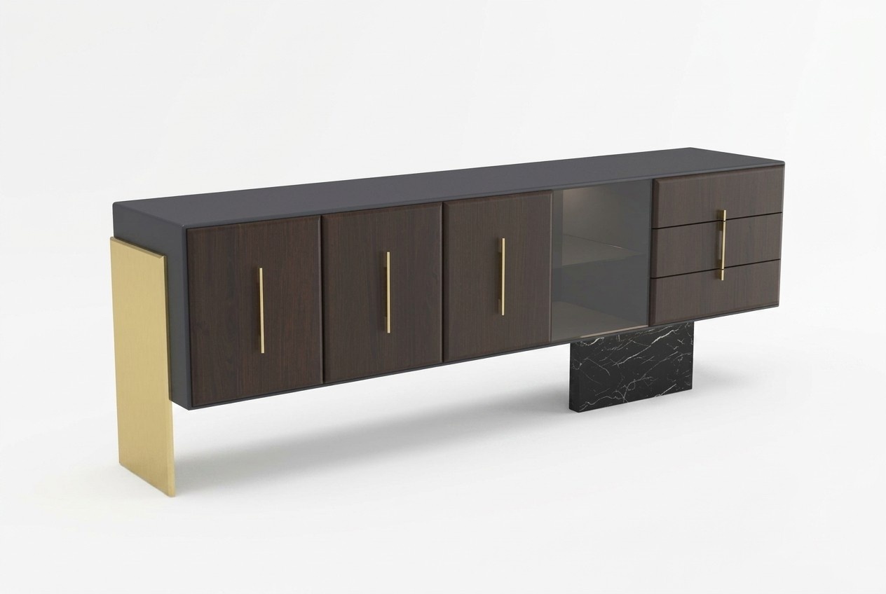 Modern sideboard wooden chest of drawers furniture luxury design TV stand new
