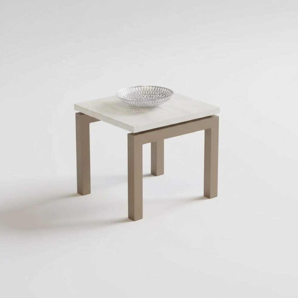 Modern small coffee table Square storage table Design wood furniture