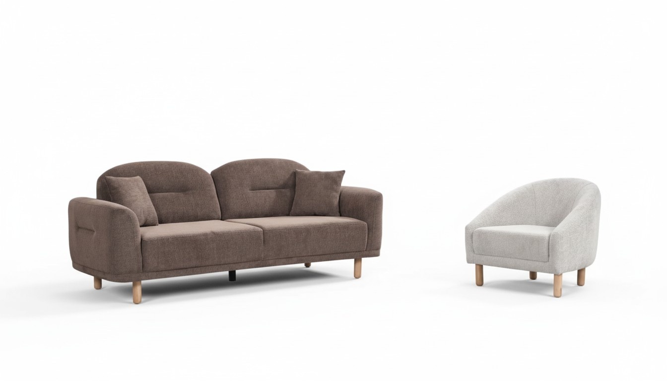 Modern sofa set chair textile sofa luxury complete luxury 3+1 seating sofas