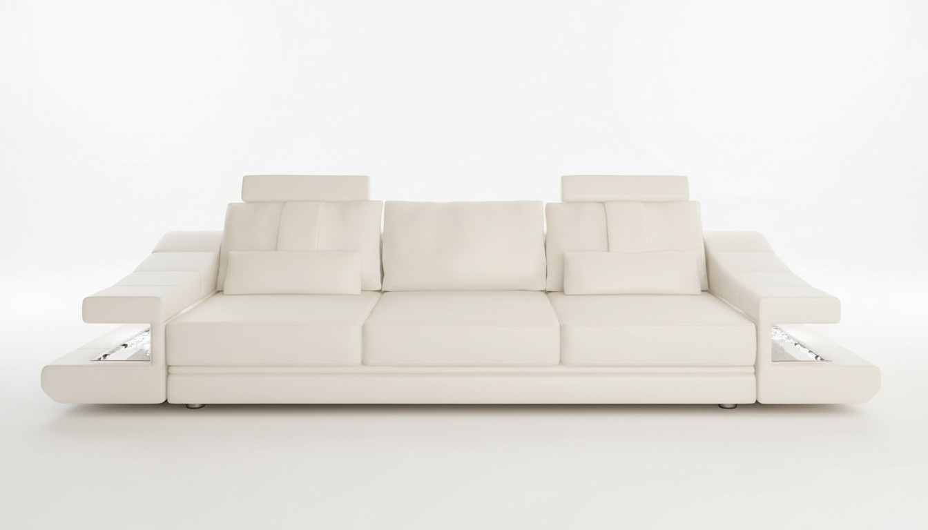 Modern Sofas Wooden Design 3 Seater Sofa with Bed Features Luxury Style Sofa Furniture