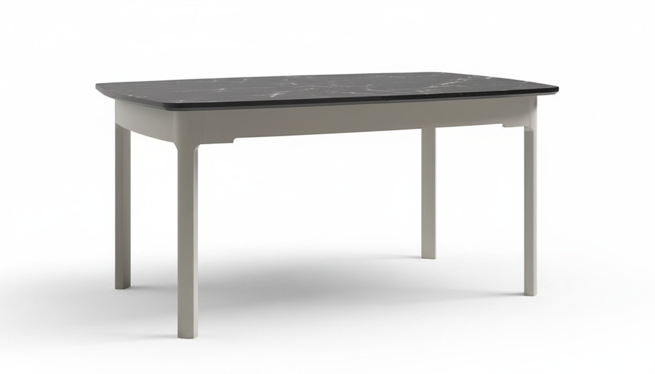 Modern wooden dining table, square table, kitchen table, table, tables.