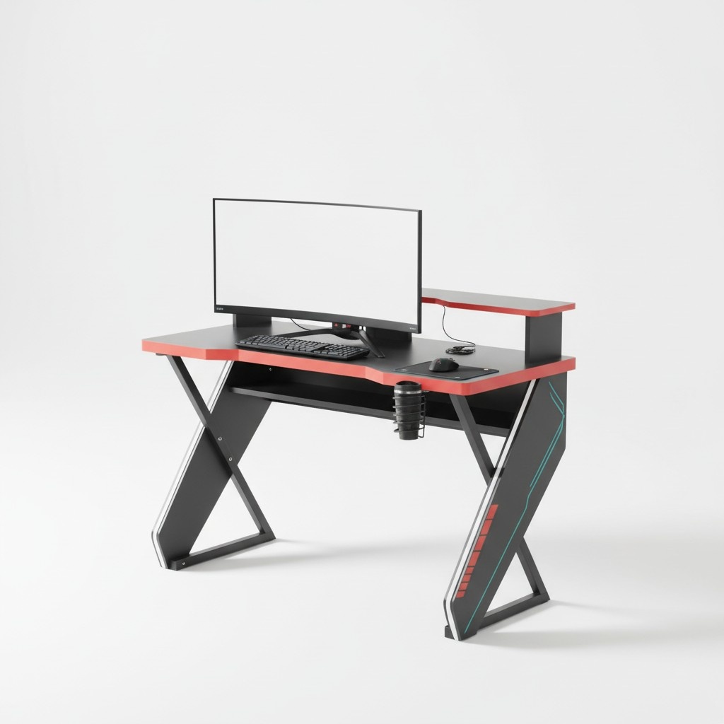 Modern Tables Desk Children\'s Desk Black Gamer Computer Table