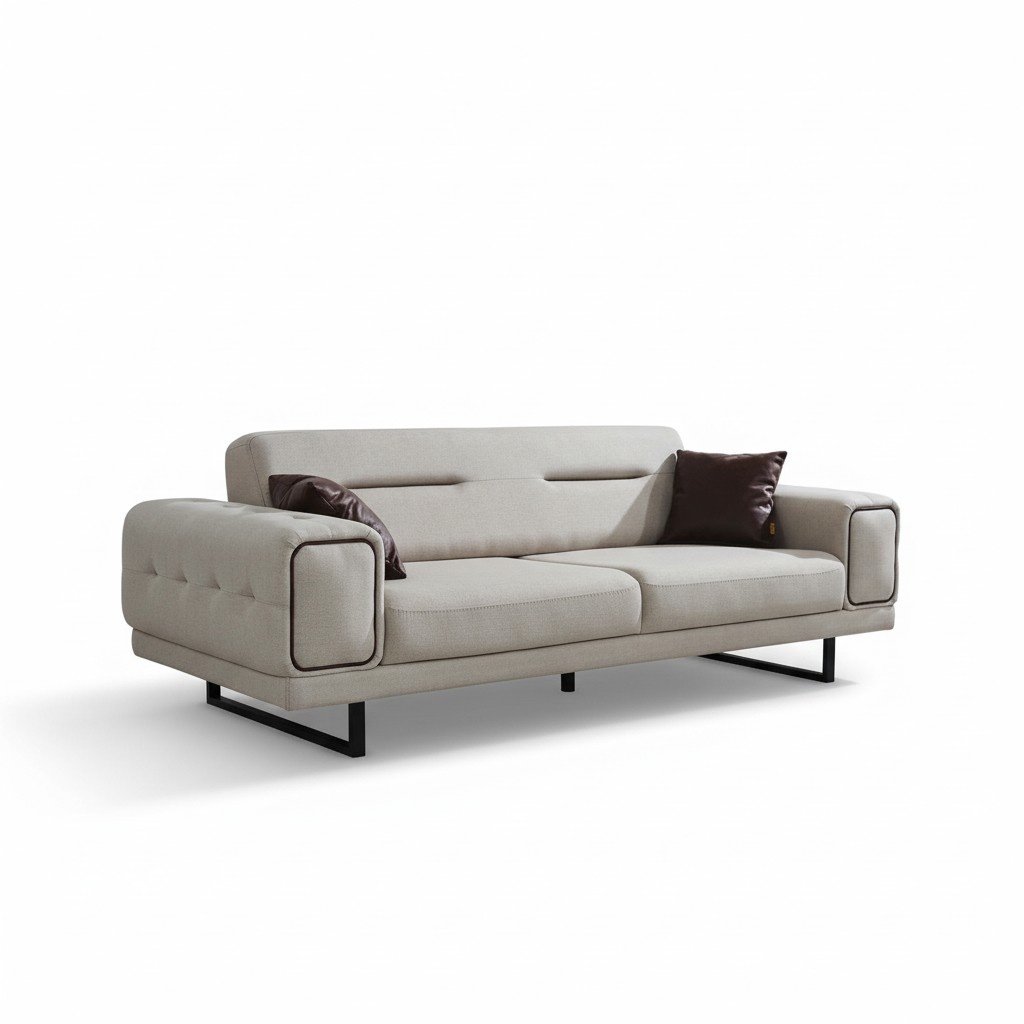 Modern Three-Seater Sofa Living Room Furnishing Luxury Sofas Couch Design New