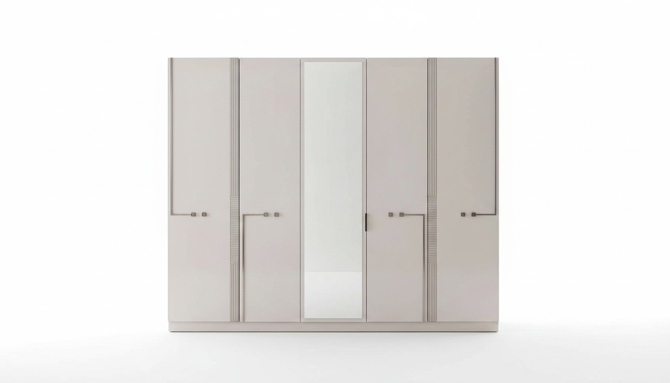 Modern wardrobe Designer bedroom wardrobes 4-door wardrobe