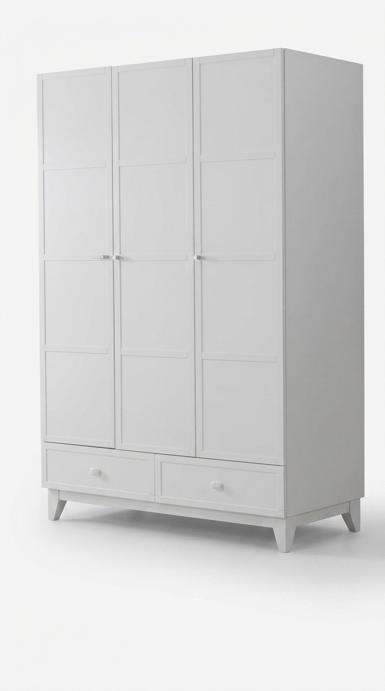 Modern Wardrobe Luxury Wardrobe Wood Bedroom Furniture Design White New`