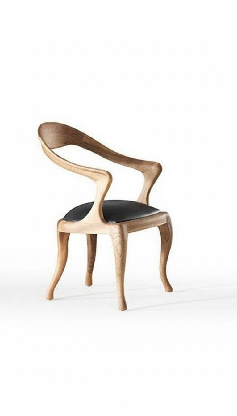 Modern wooden chair dining room seating furniture designer armchair luxury chairs