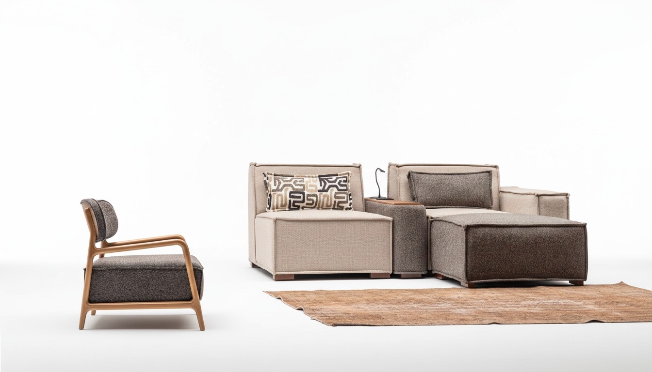 Modular sofa individual sofa modular couch couch seating landscape 3-piece.
