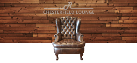 Chesterfield wing chair armchair upholstery TV couch office 100% genuine leather