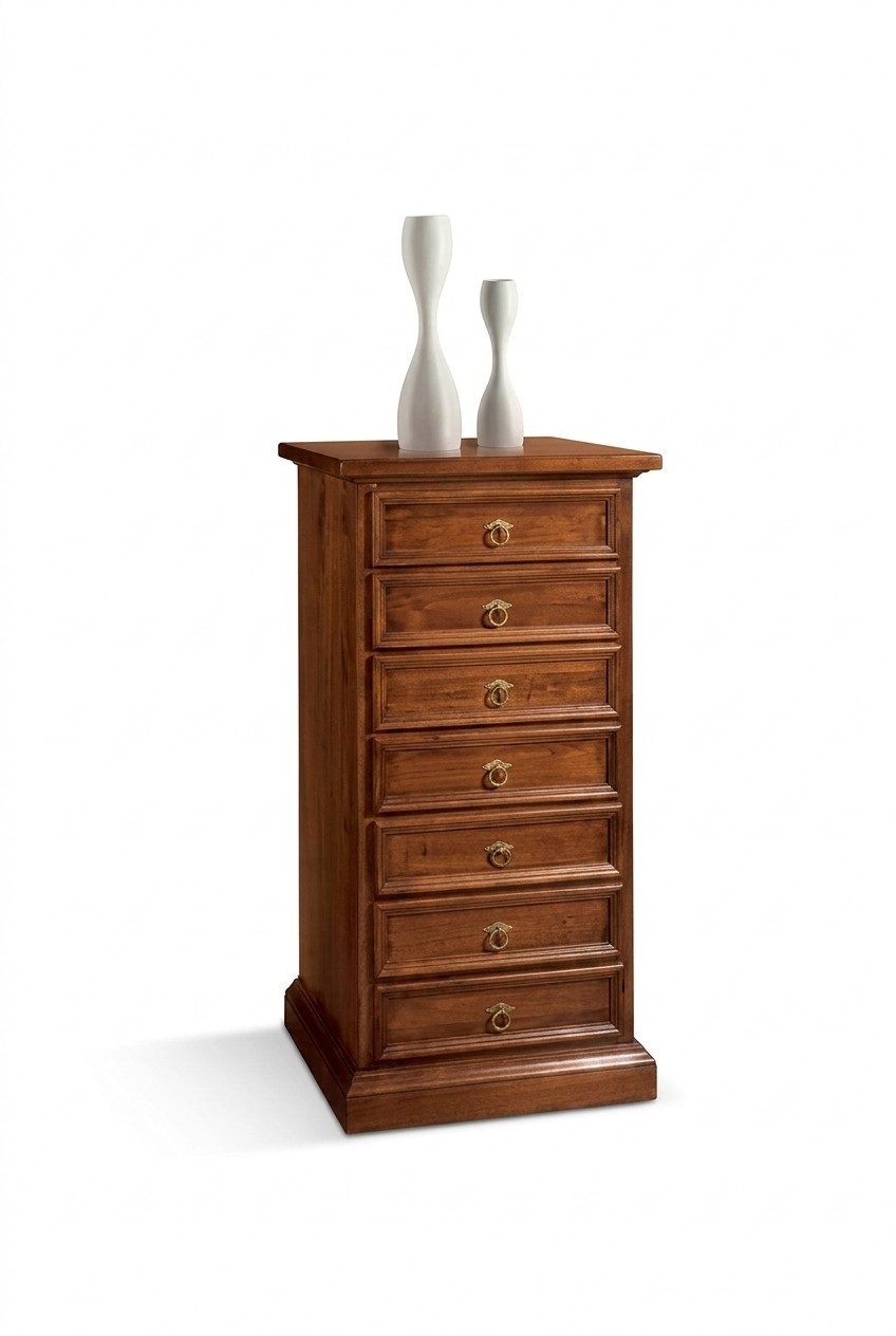Narrow tall cabinet dresser bedroom living room chests of drawers wood