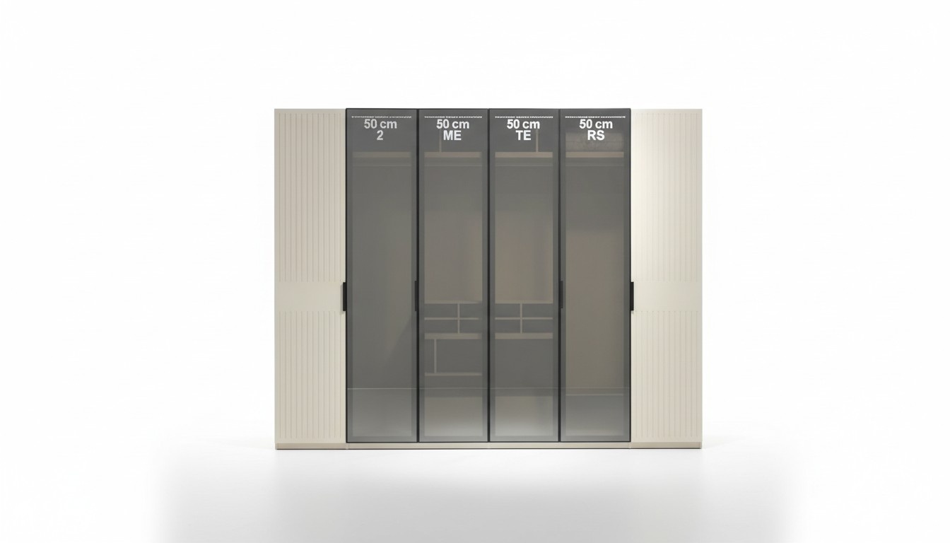 New and modern bedroom High-quality wardrobe with elegant design