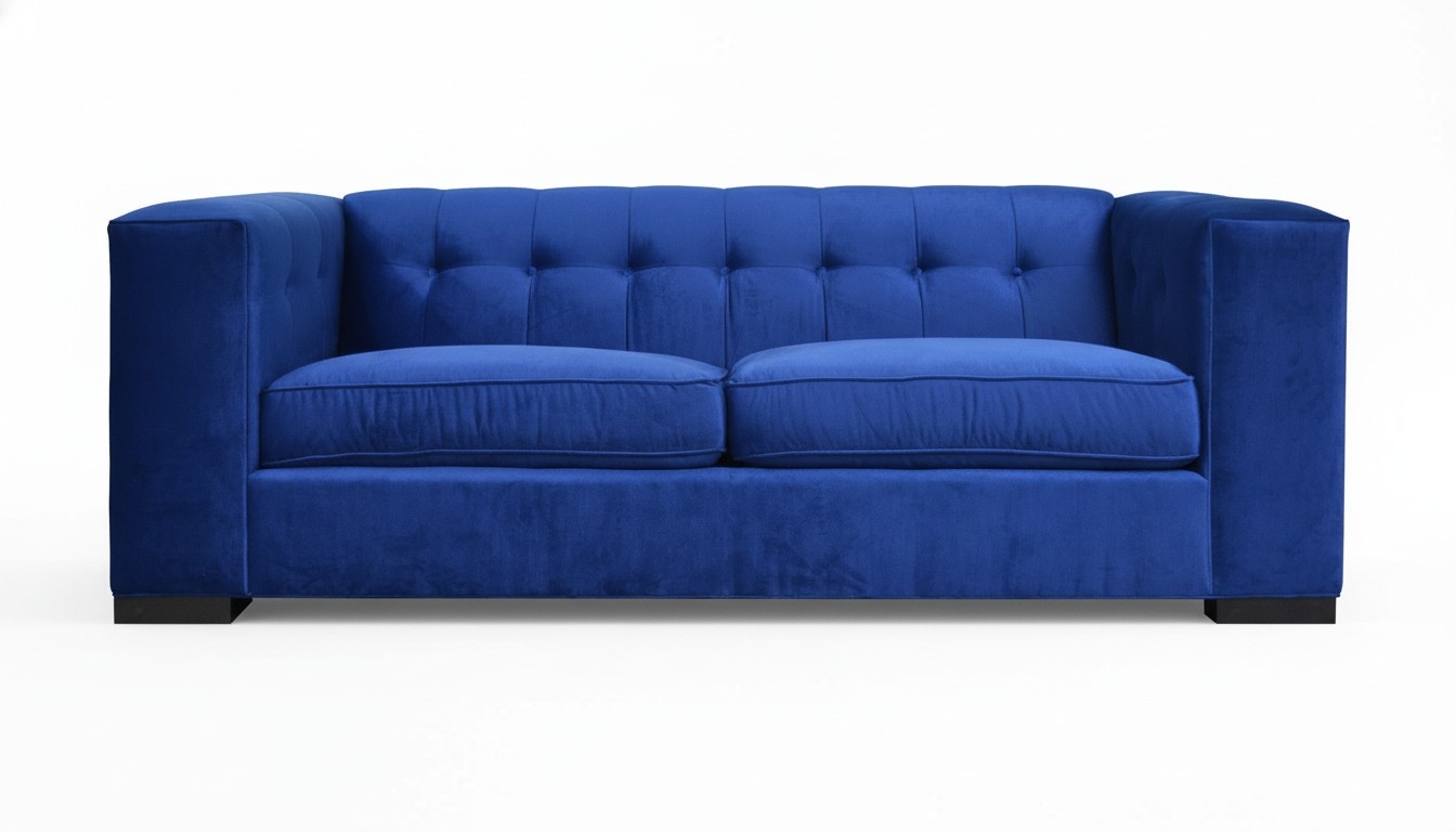 New luxury 2 seater couch upholstery sofa textile fabric couches set Chesterfield