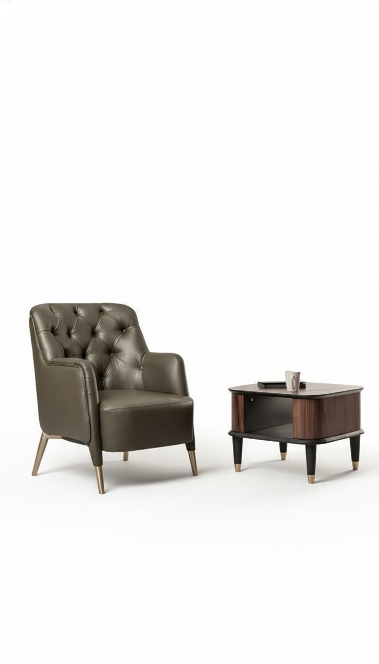 Office Chair Modern Chair Luxury Office Chair Modern Brown Armchair Leather New