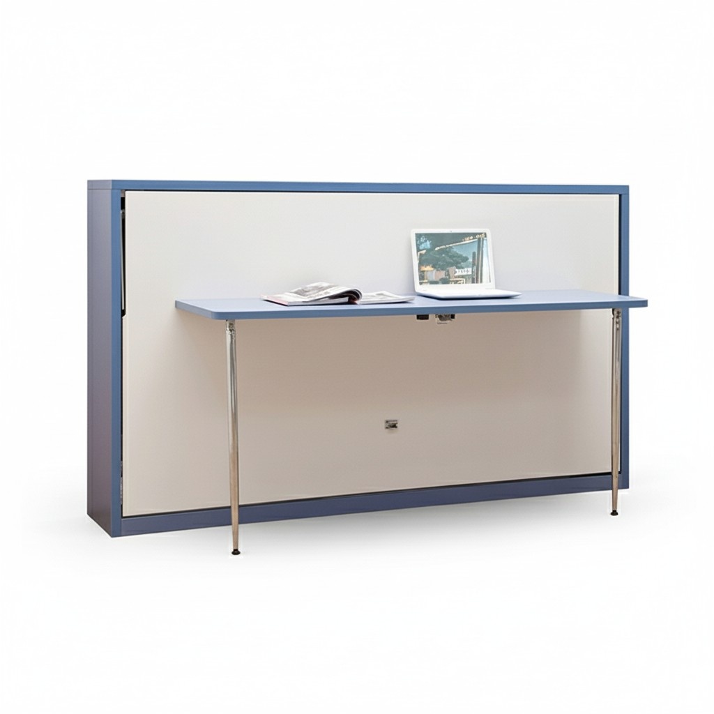 Office Bed Guest Beds Cabinet With Table Wall Bed Wardrobe Wood New