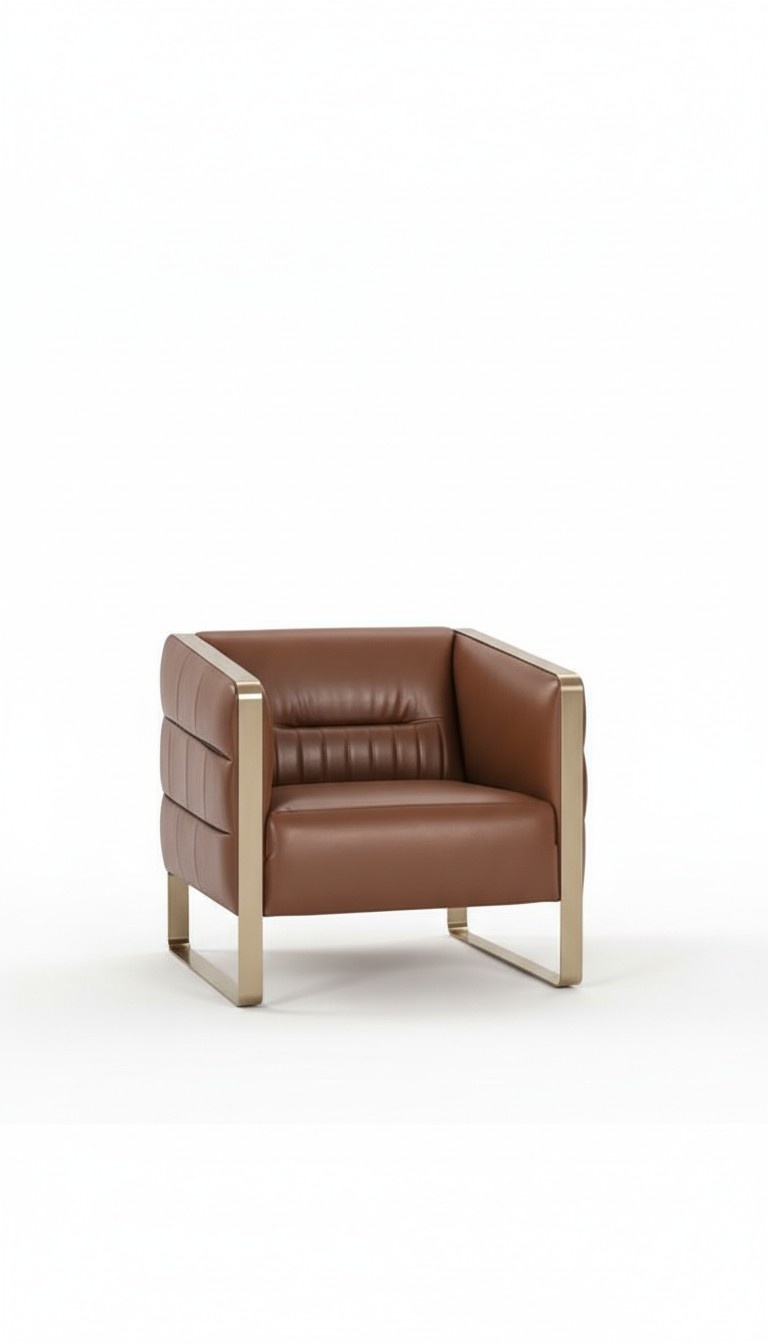 Modern luxury office chair brown leather office furniture chair new