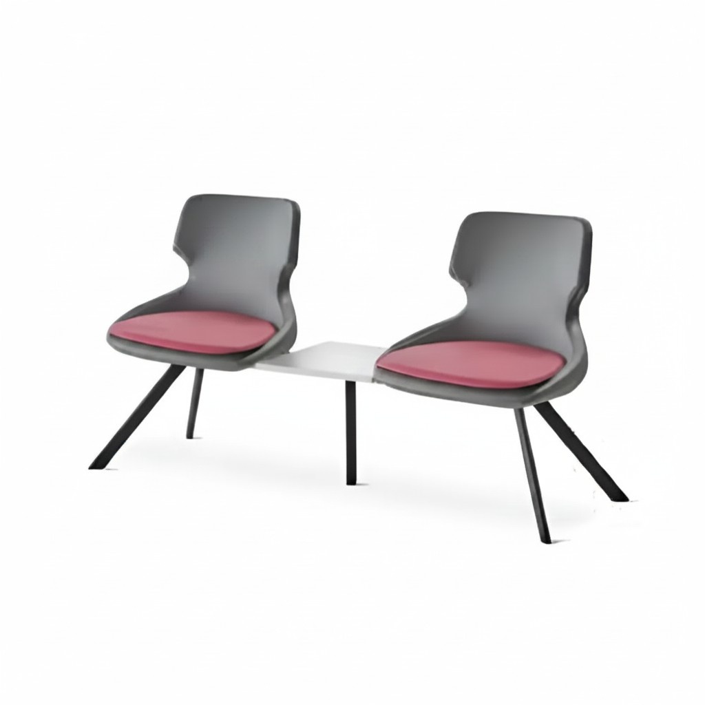 Office chairs study office 2-seater hallway entrance Doyer black modern