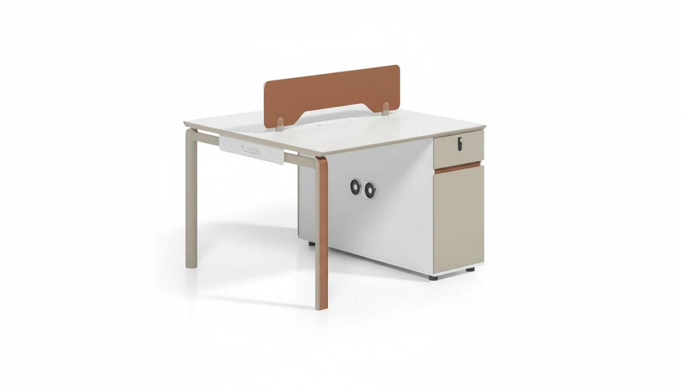 Office desk for 2 persons counter desk team workspace modern office furniture