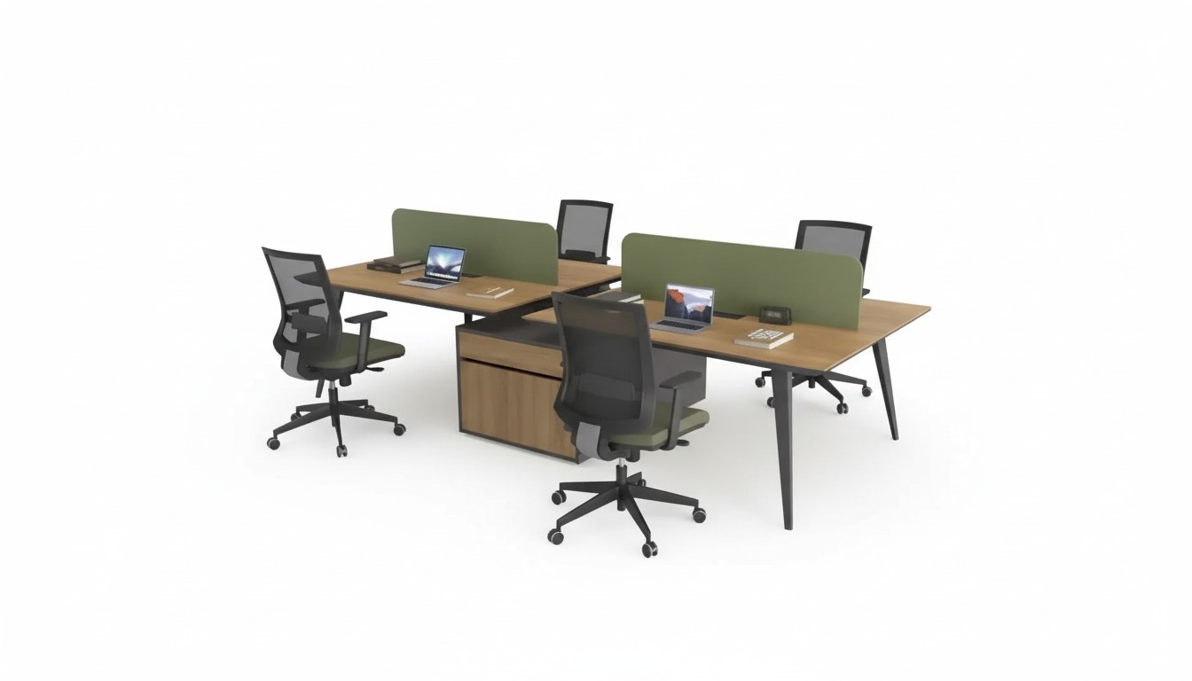 Office desk Work table Office group for 4 people Desks Writing furniture