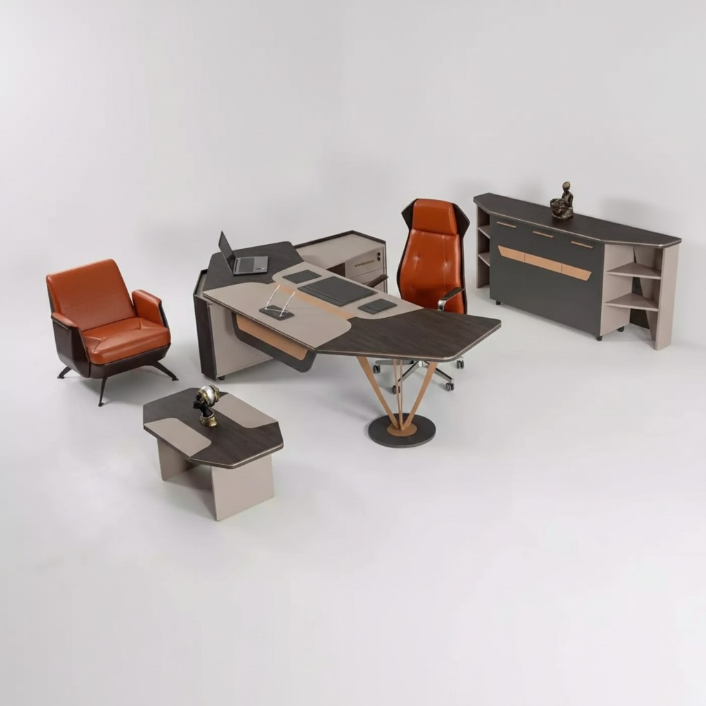 Office for law firm practice Office Complete furnishings Cabinet Table 3 pcs