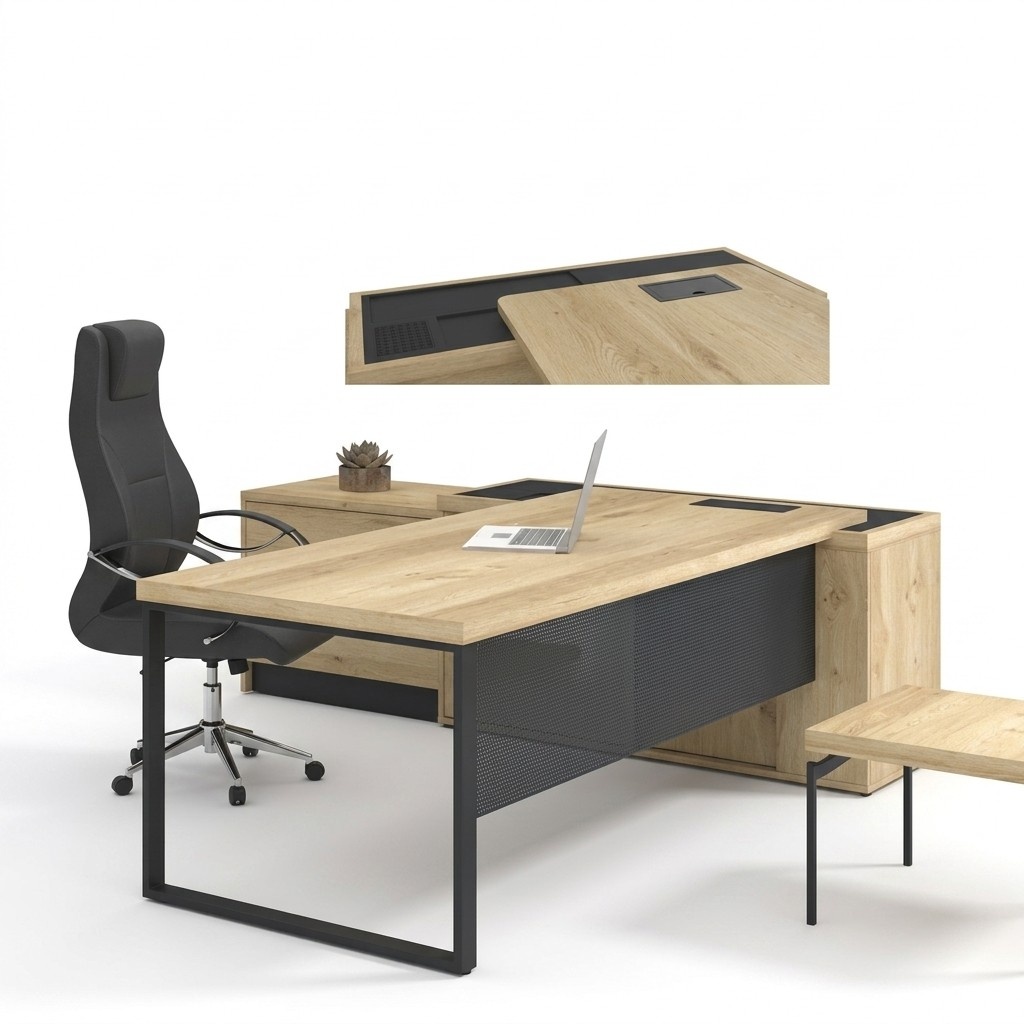 Office furnishings desk designer office furniture executive desks