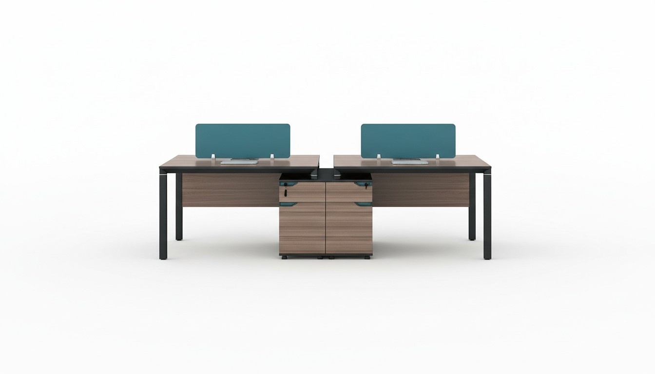 Office furniture equipment equipment table 2 workstations desk call center