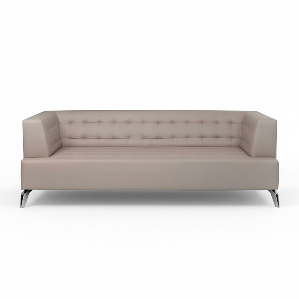 Office furniture sofa couch 2 seater study upholstered sofa faux leather furniture
