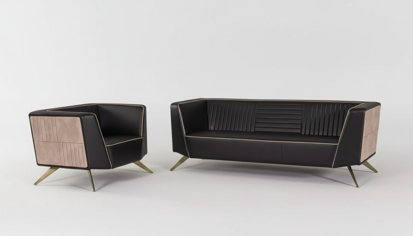 Office furniture Sofa set 3+1 three-seater armchair Office furniture Furnishings