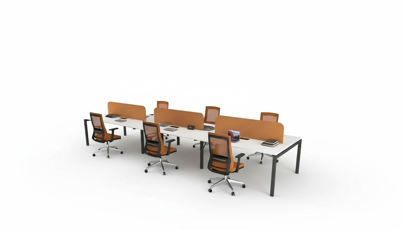 Office furniture Work table for 6 people Study furniture Wooden furniture