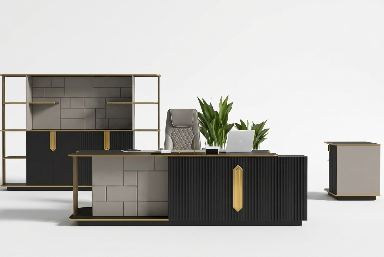 Office set desk office cabinet side table coffee table furnishings