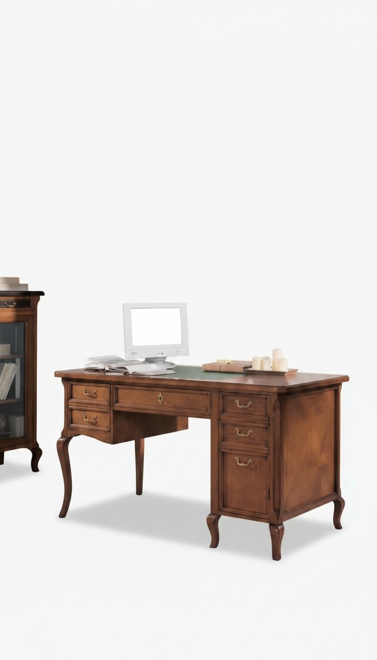 Office Table Desk Classic Italian Furniture Wood Tables