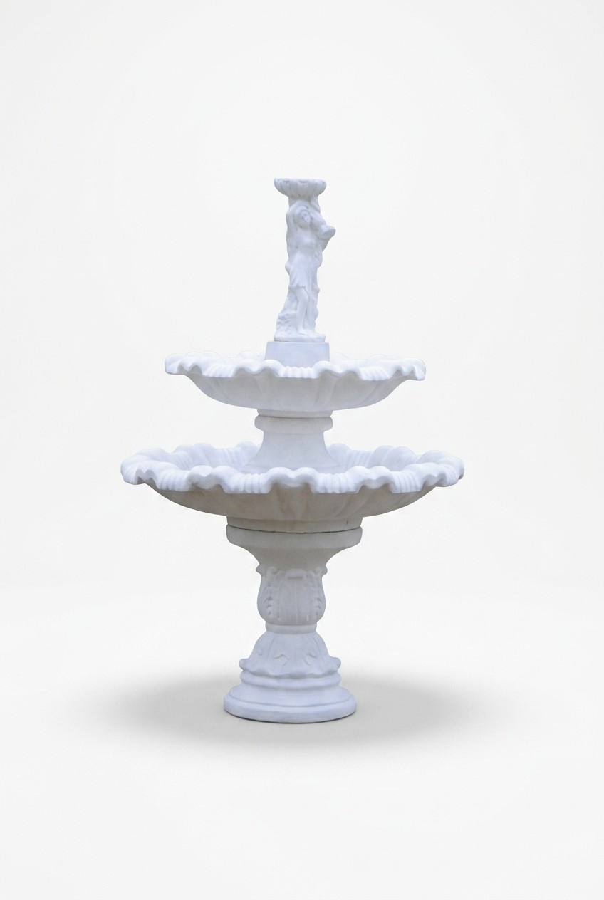 Ornamental Fountain Figure 197cm Fountain Decoration Garden Fontaine Pond