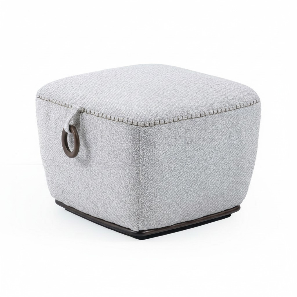 Ottoman Couch Textile Seat New Footstool Upholstered New Stool Bench Side Stool