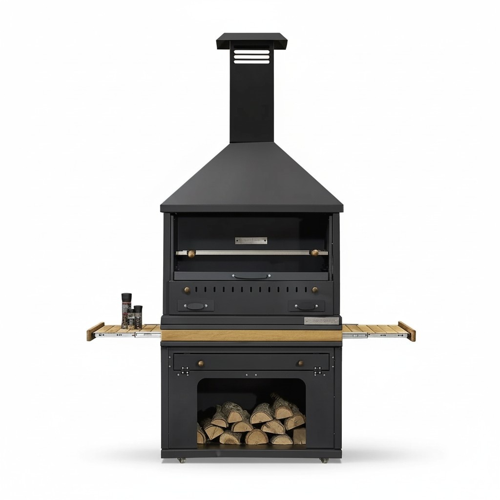 Outdoor kitchen garden terrace kitchen grill modern robust