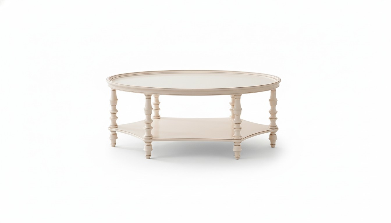 Oval Coffee Table Living Room Design Luxury Side Table Wood Table Oval Furniture
