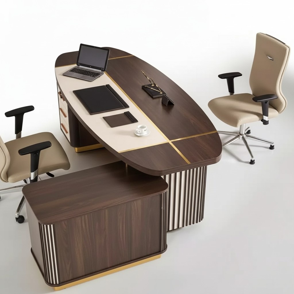 Oval desk Table 250x165 Luxury tables Corner desks Office furniture