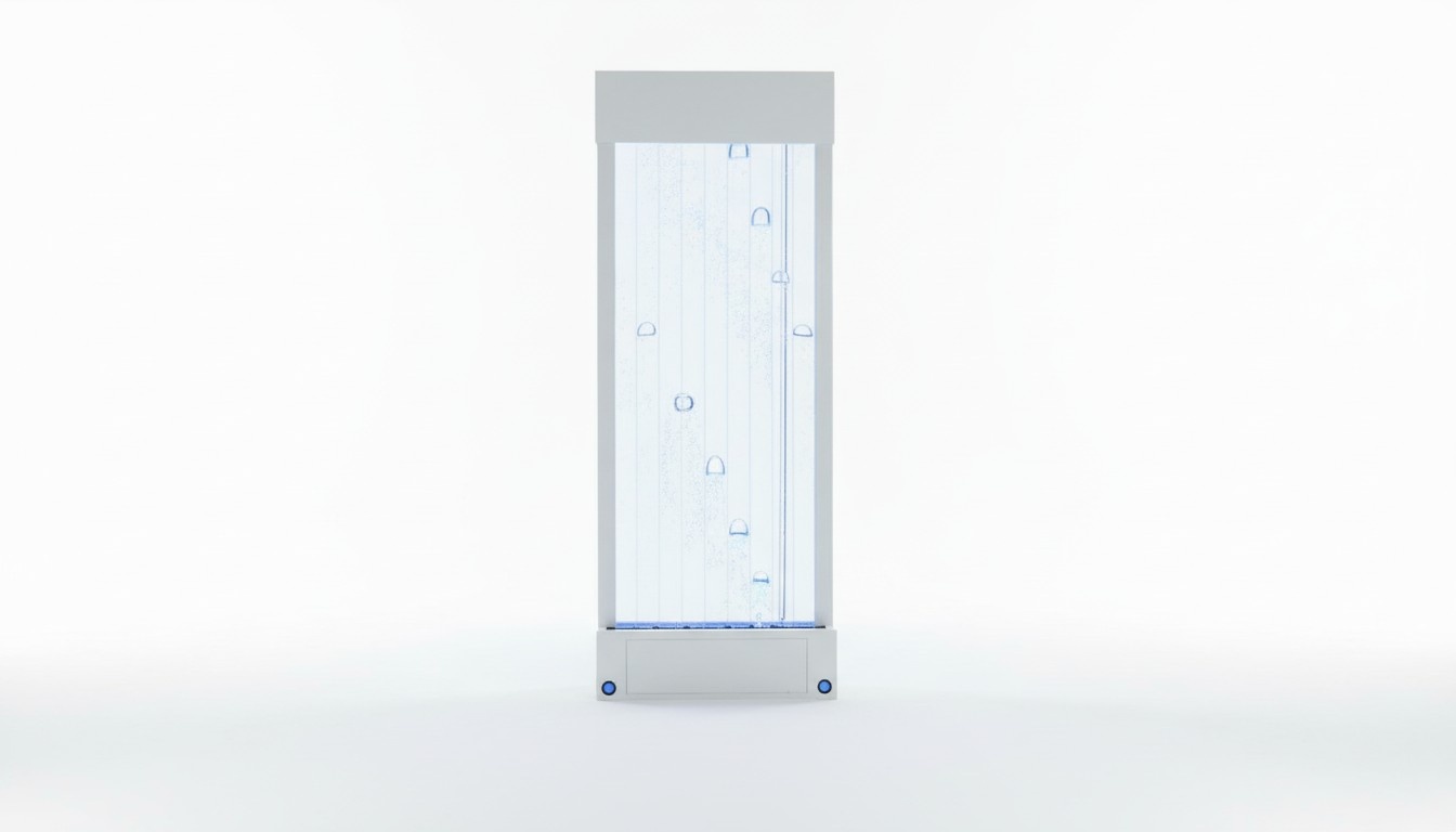 Partition shelf cabinet water wall column walls Waterwall LED 100x200 water walls