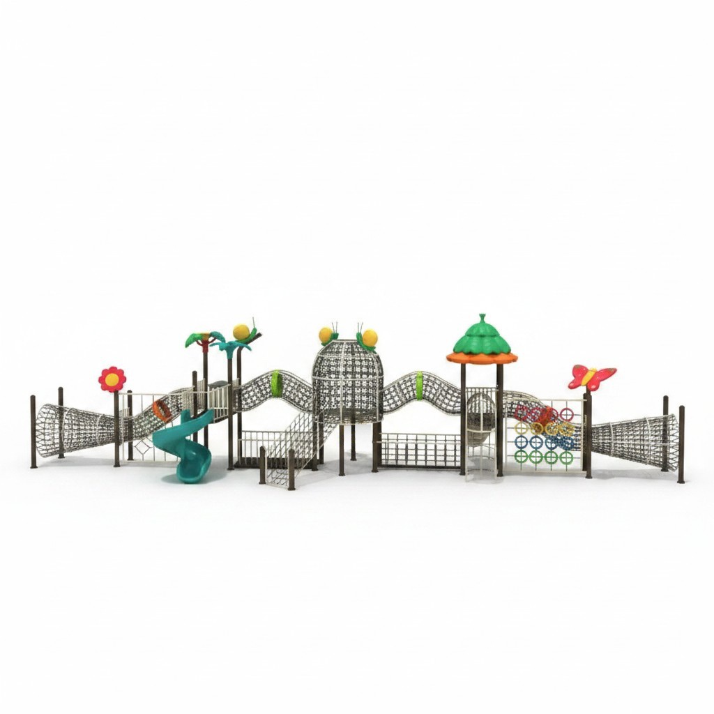 Plastic playground Outdoor climbing wall Outdoor sports field Playgrounds