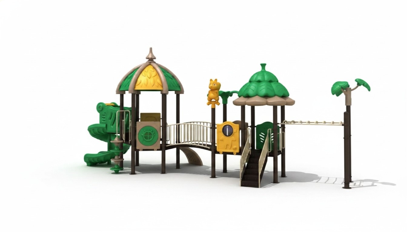 Playground Tower Slide Outdoor playgrounds Customised children\'s house