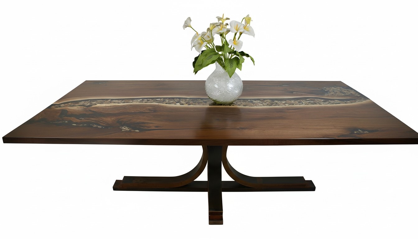 Real wood epoxy resin custom-made table epoxy river price per square meter resin tables