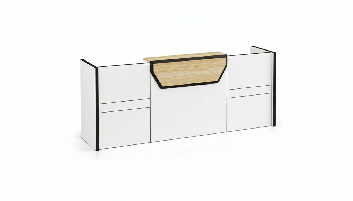 Reception desk reception counter practice office trade fair reception hotel tables counter new