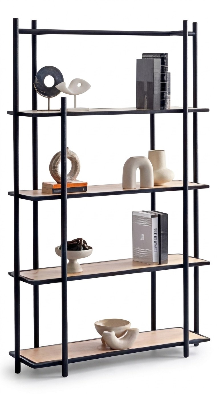 Shelf – Vintage partition shelf units in the style of the 70s and 80s.